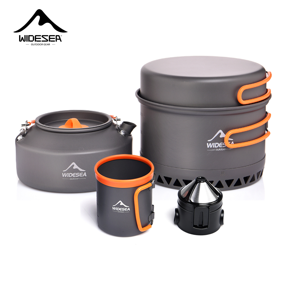 Camp Utensil Set - Camping Servies Outdoor Kookgerei Set Potten