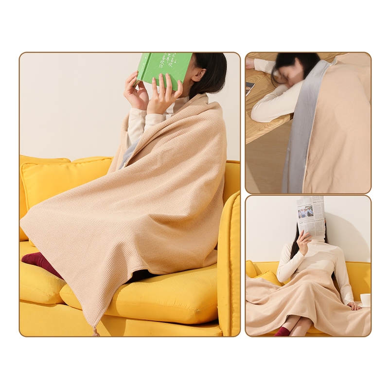 Outdoor Camping Heated Blanket - USB-aangedreven elektrische deken, zachte sjaal met