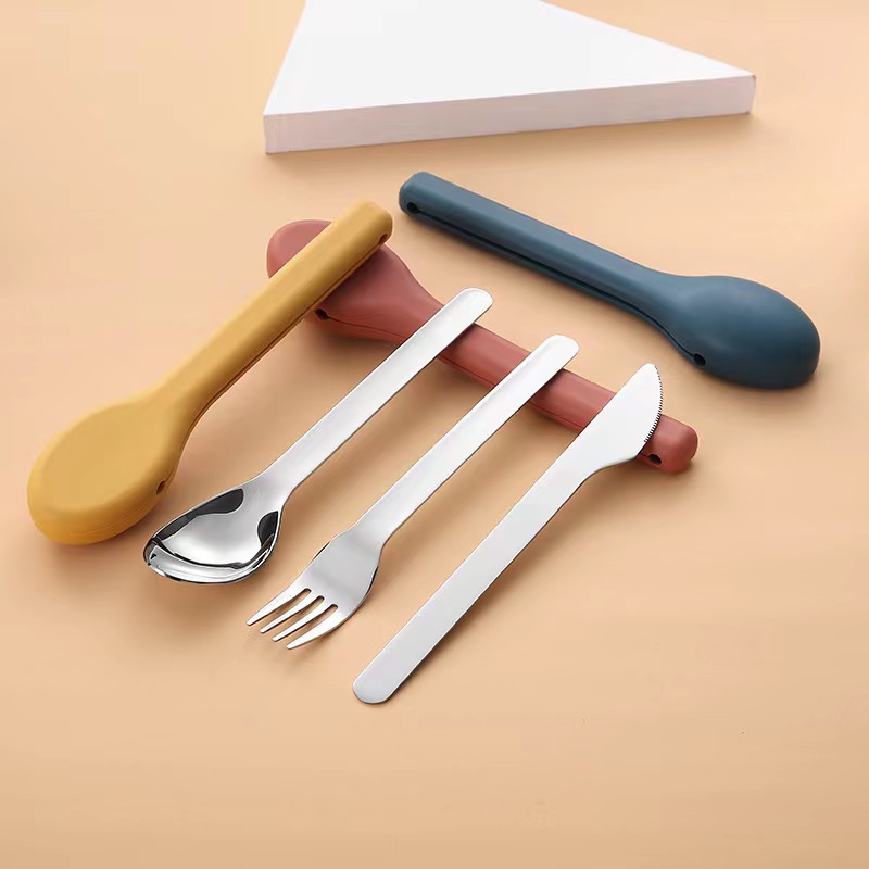 Camp Utensil Set - 3-delige draagbare bestek zakgerei set vork