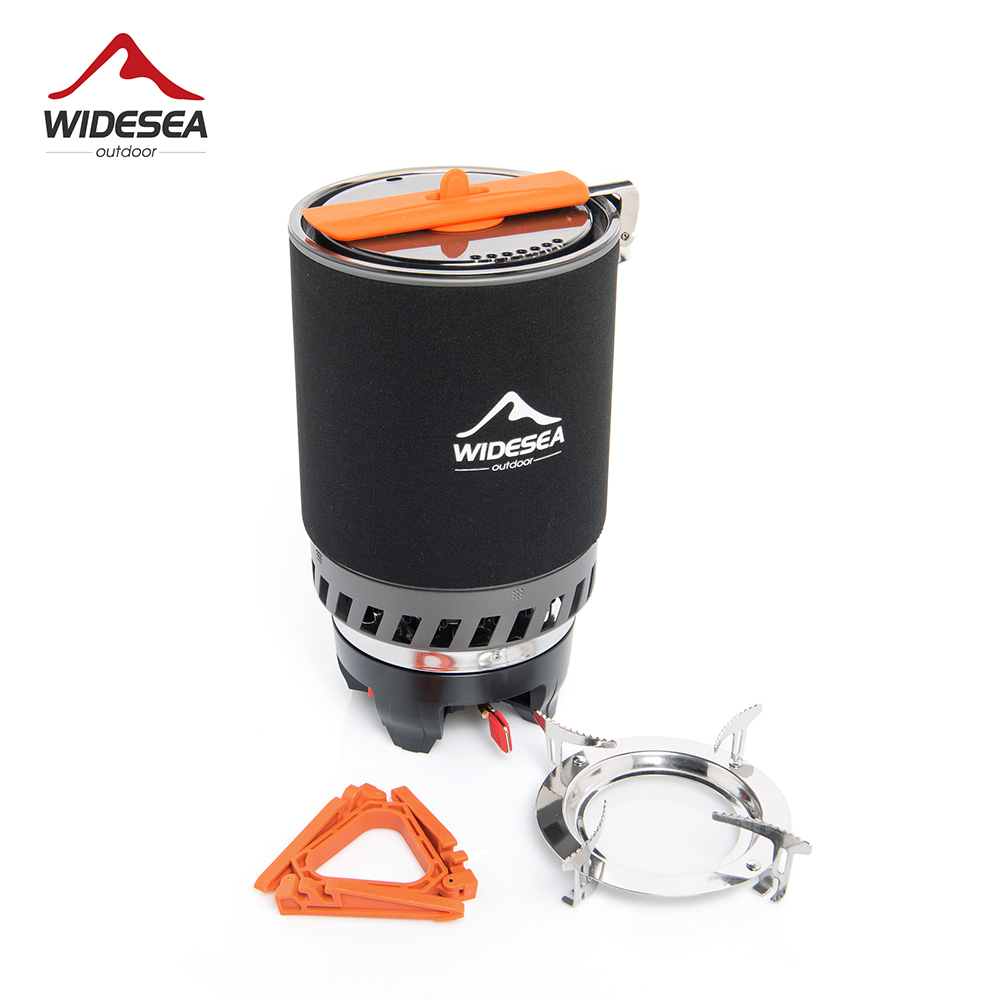 Camp Utensil Set - Widesea Camping Kooksysteem met Warmtewisselaar Outdoor