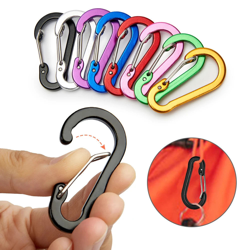 Camp Utensil Set - 12 Stuks Karabijnhaak Clip Set Toeristische