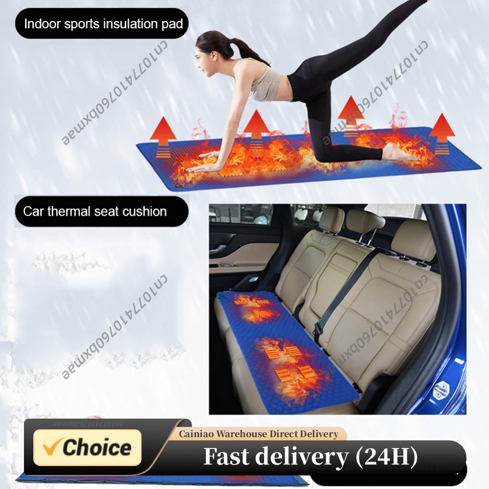 Outdoor Camping Heated Blanket - 7-zones verwarmingslaapmat 38 tot 65 ℃