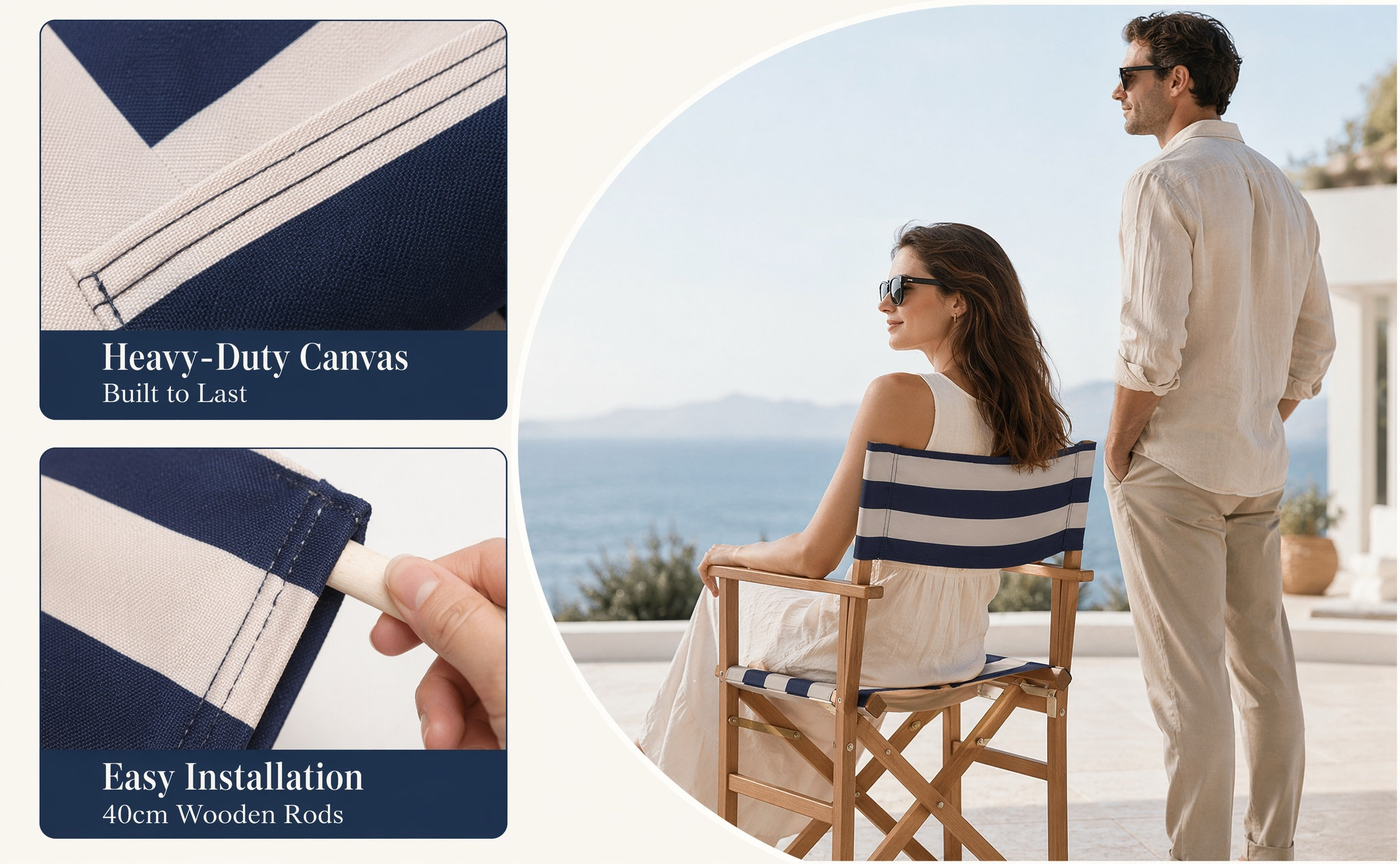 Outdoor Camping Folding Chairs - 1Set Vouwstoel Vervangende Canvas Ademende Buitenstoelhoes
