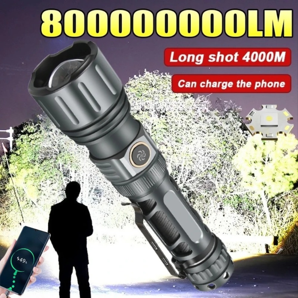 Outdoor Camping And Fishing - Superheldere zaklamp Draagbare oplaadbare LED-lamp Tactische