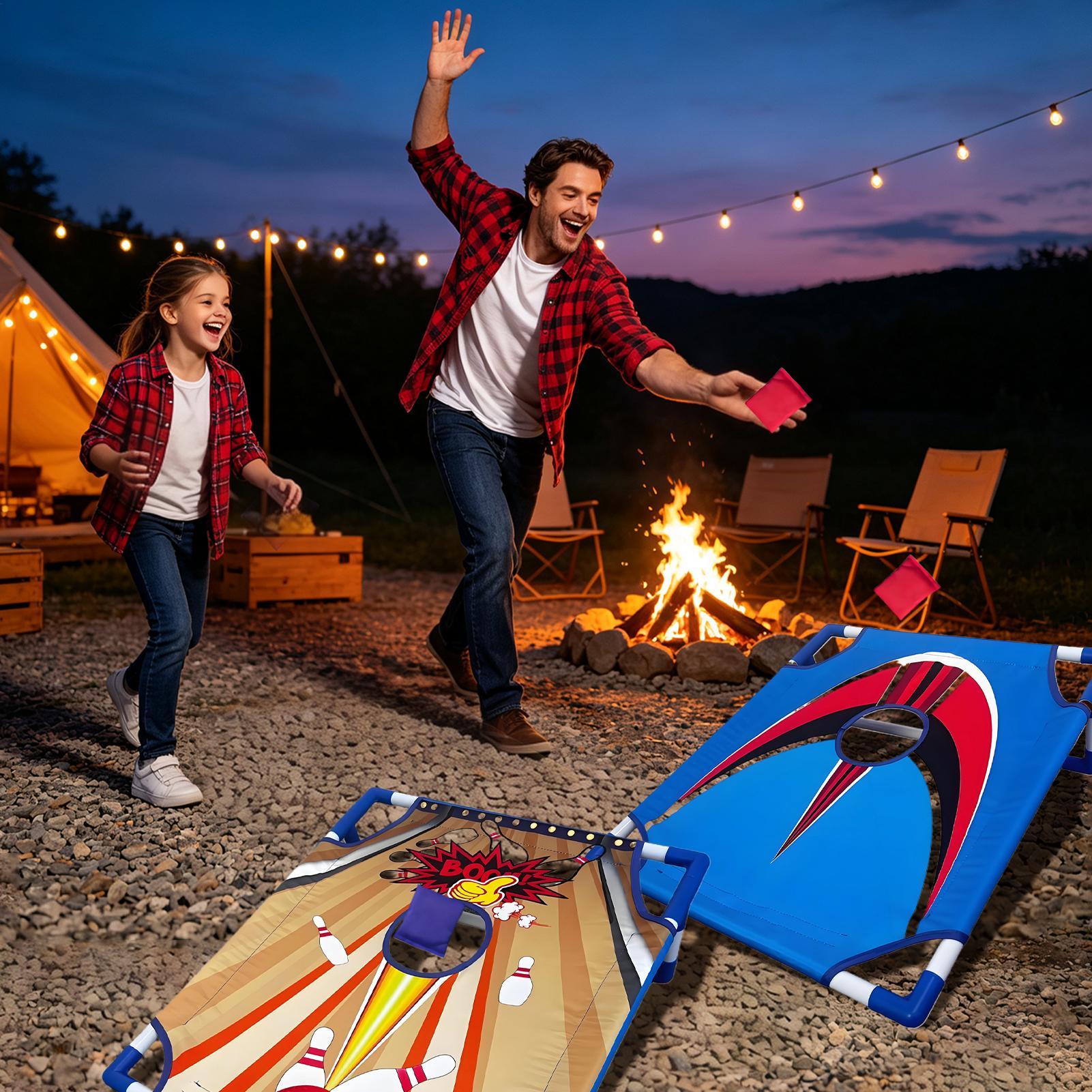 Outdoor Camping Games For Adults - Bean Bag Toss Game Interactief opvouwbaar