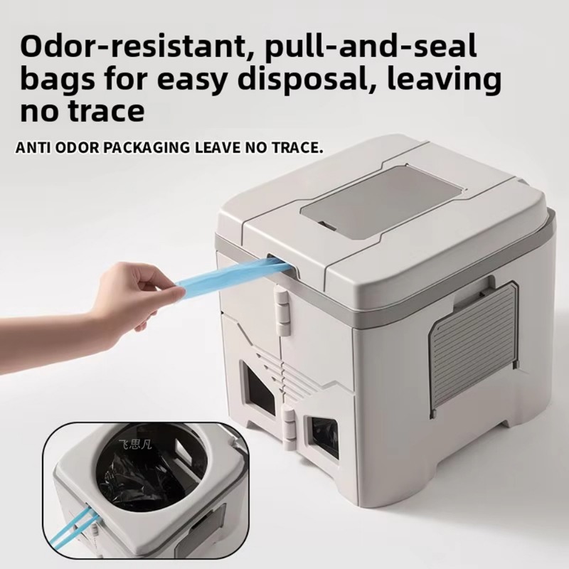 Outdoor Camping Toilet - Vouwbaar campingtoilet voor volwassenen, geurbestendig, draagbare