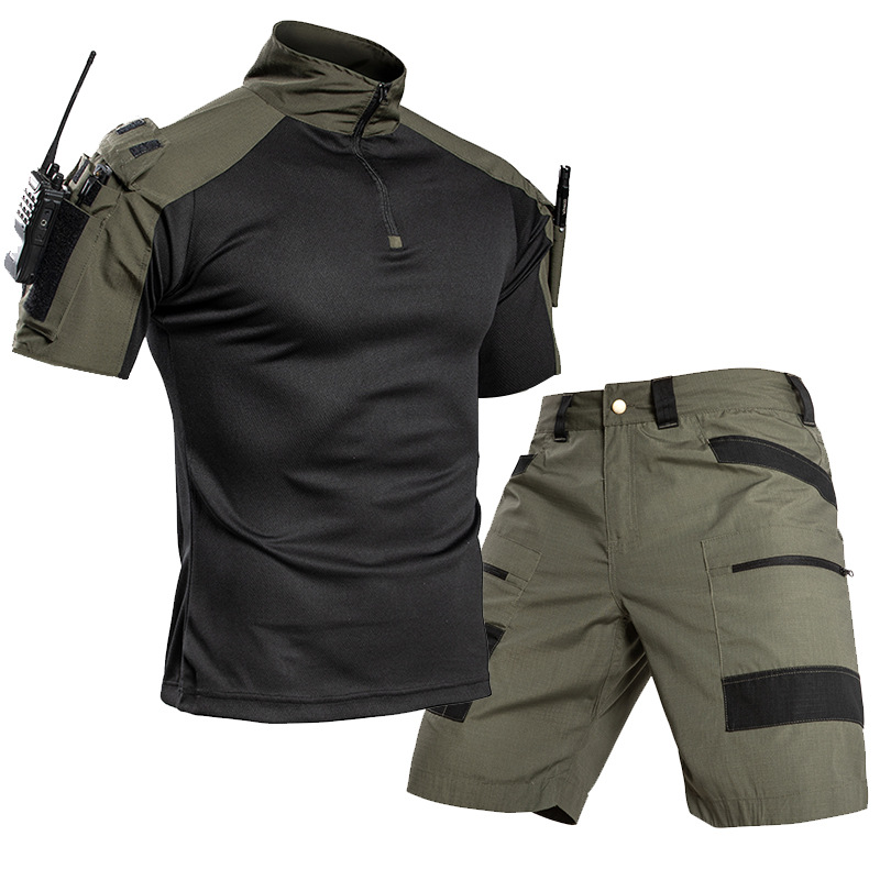 Outdoor Camping And Fishing - Herensets outdoor quick-dry tactische T-shirts met
