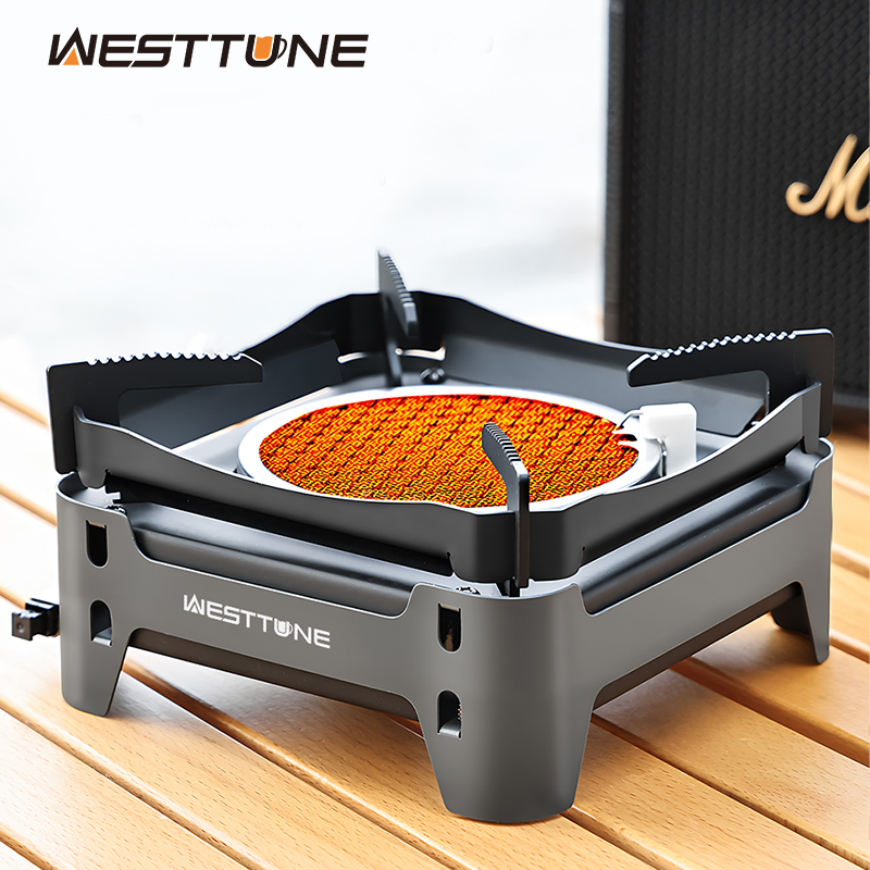 Outdoor Camping Oven - WESTTUNE Outdoor Infrarood Verbranding Kachel Draagbare