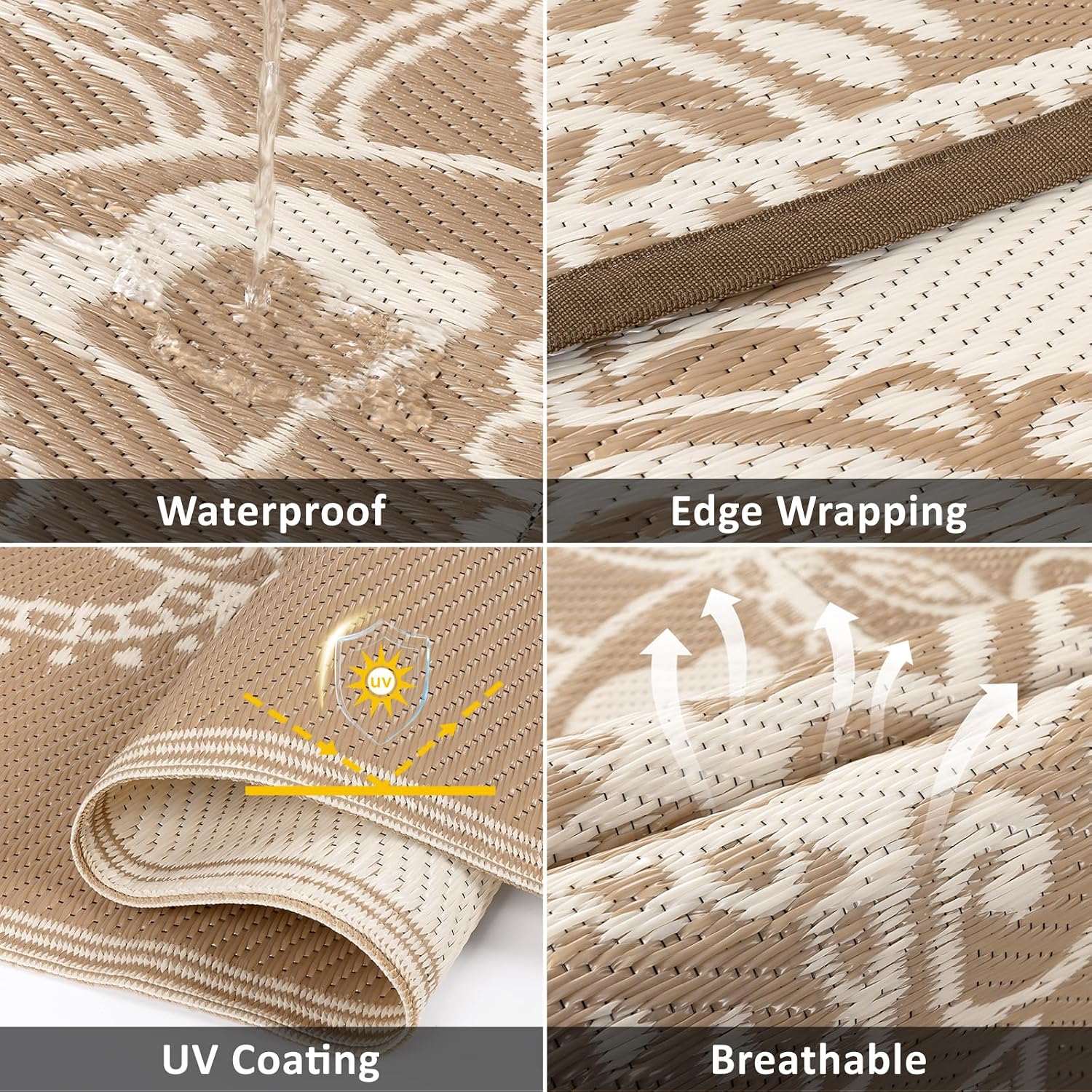 Waterdicht buitenkleed 9x12, t - Outdoor Camping Rugs 9X12 recensie en prijs