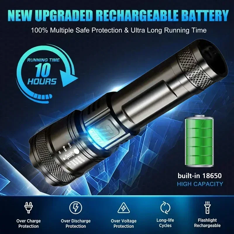 Superheldere LED-zaklamp USB o - Outdoor Camping And Fishing recensie en prijs