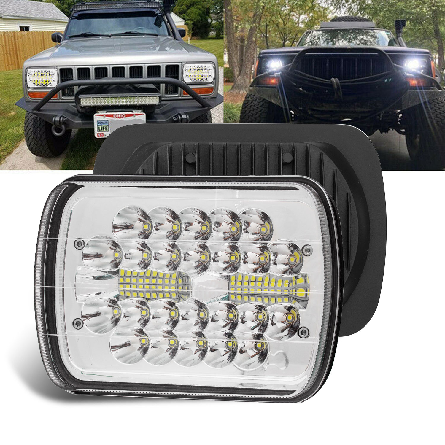 7x6 5x7 inch vierkante 7 inch  - Outdoor Camping Jeep recensie en prijs