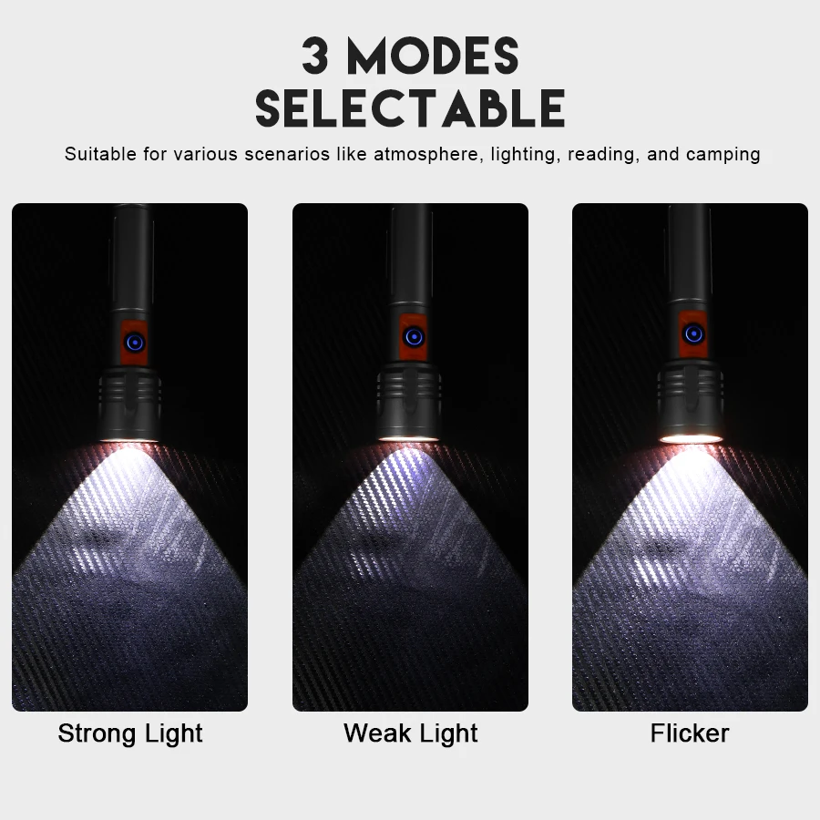 Krachtige LED-zaklamp Oplaadba - Outdoor Camping And Fishing recensie en prijs