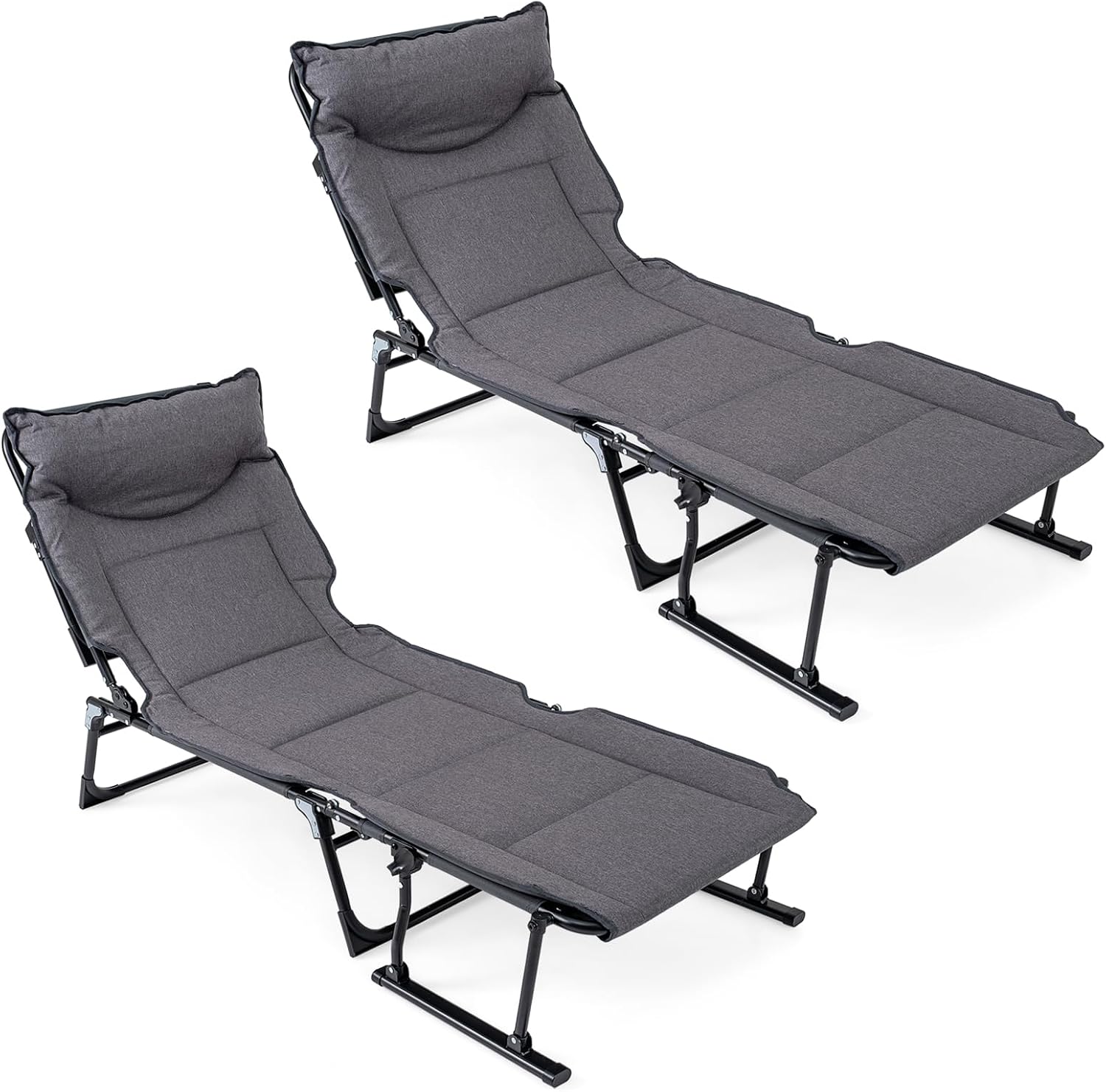 Opvouwbare loungeset van 2, ve - Outdoor Camping Folding Chairs recensie en prijs