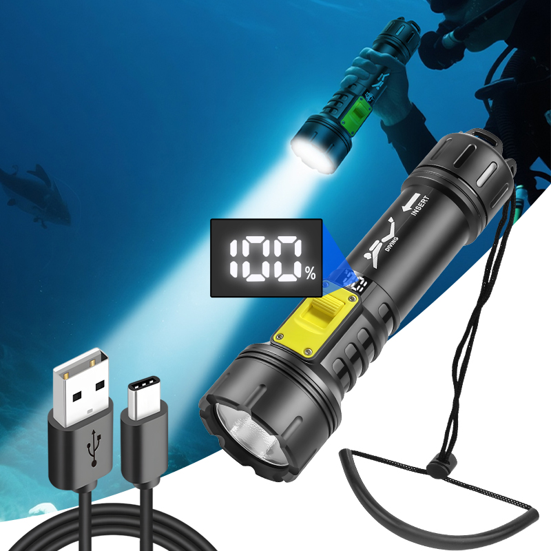 Nieuwe XHP70 Duikzaklamp IPX8  - Outdoor Camping And Fishing recensie en prijs
