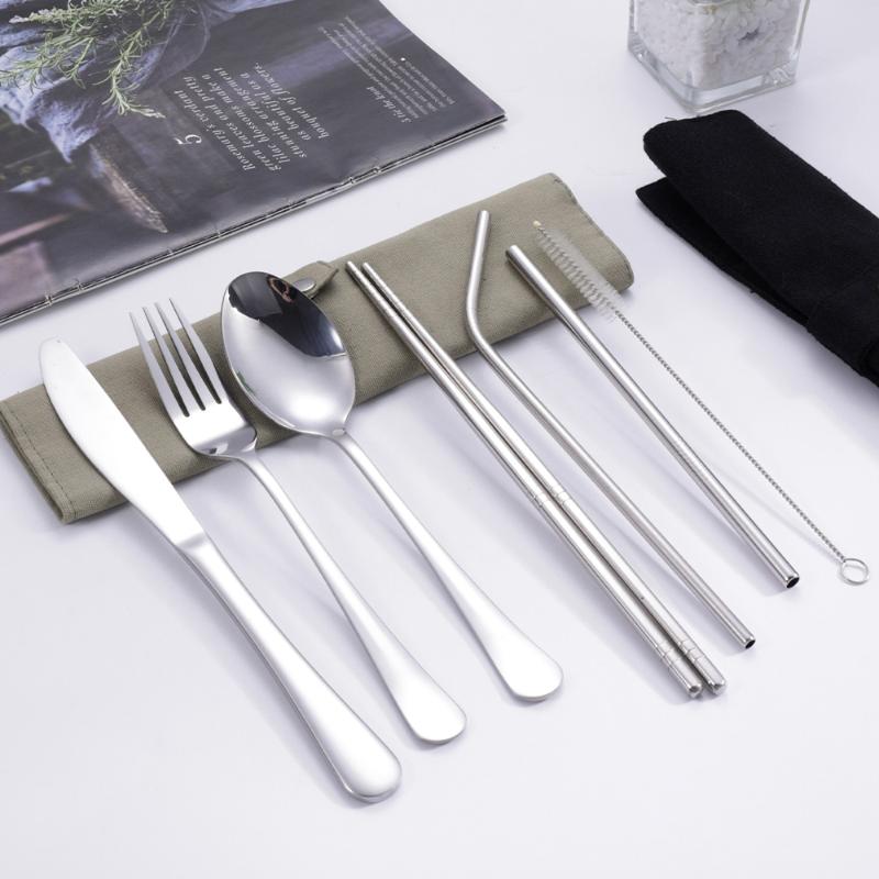 8 stks/set Servies Reizen Best - Camp Utensil Set recensie en prijs