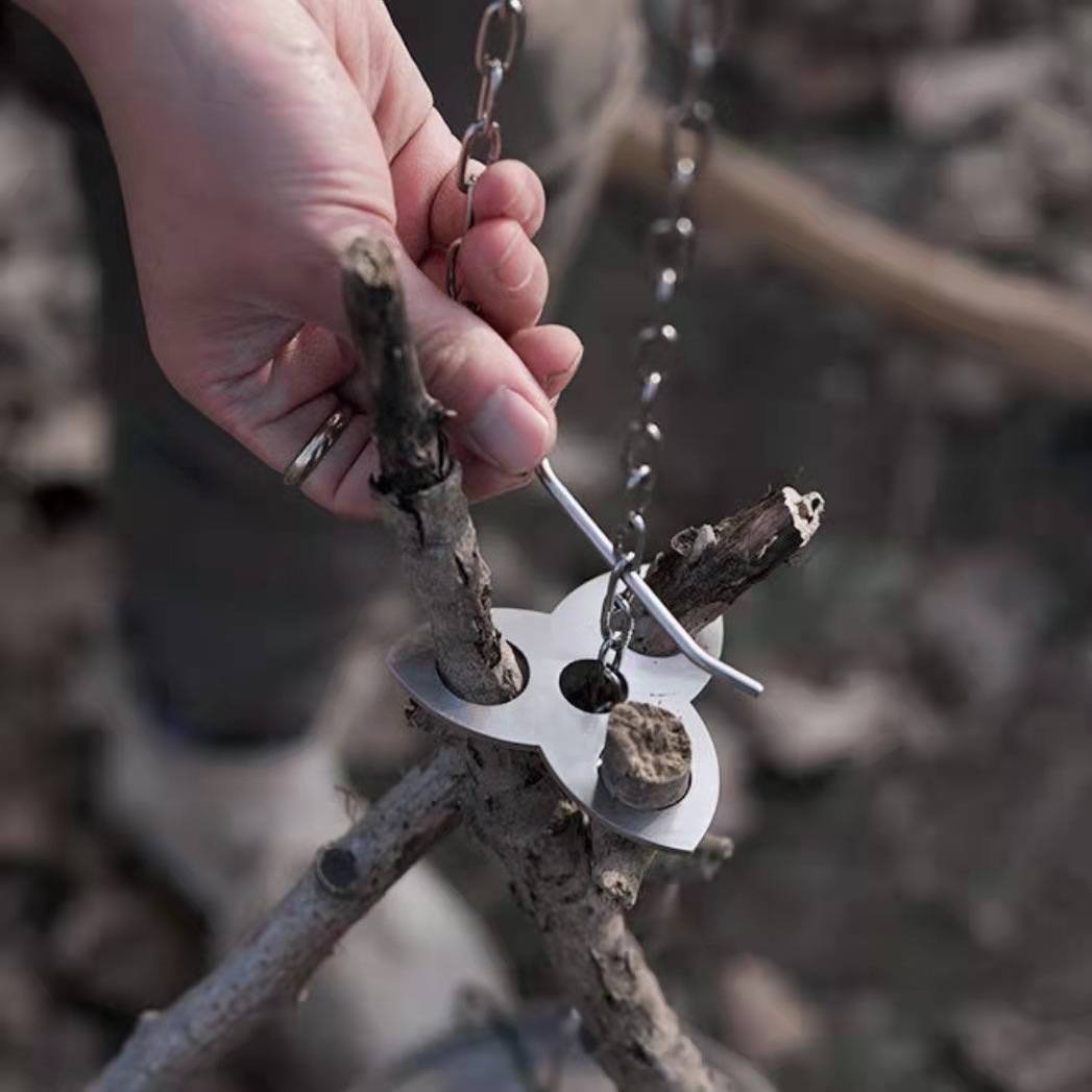 Roestvrijstalen campingstatief - Camp Utensil Set recensie en prijs