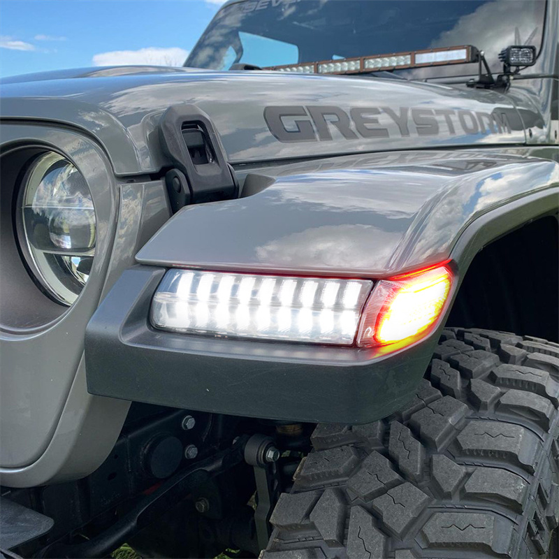 LED Richtingaanwijzers DRL met - Outdoor Camping Jeep recensie en prijs