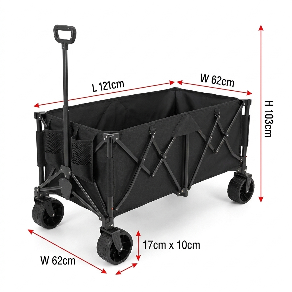 Krachtige opvouwbare aanhangwa - Camp Table Folding recensie en prijs