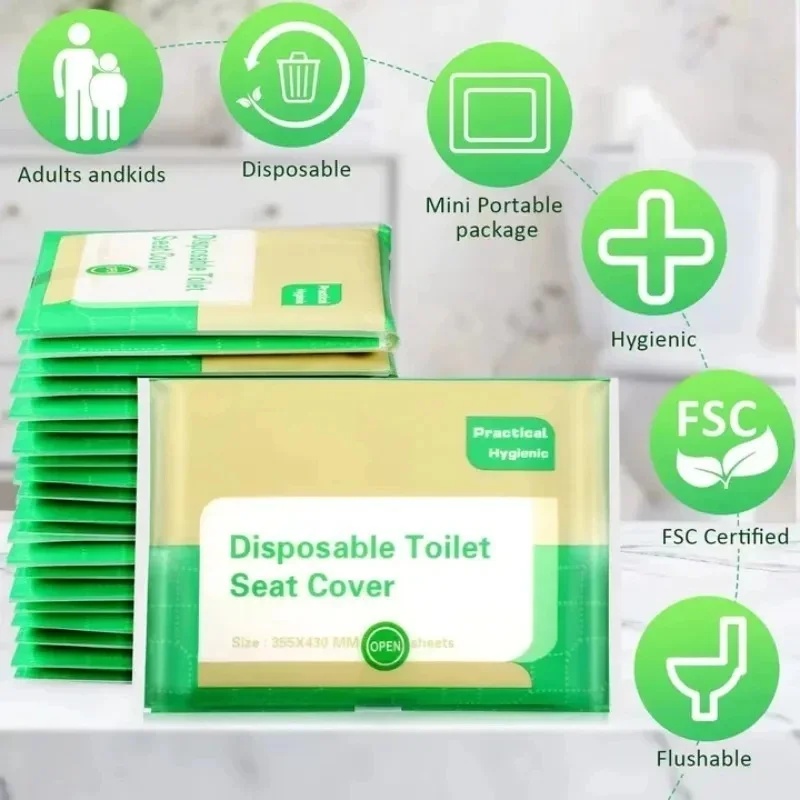 10-100 stuks wegwerp toiletbri - Outdoor Camping Toilet recensie en prijs