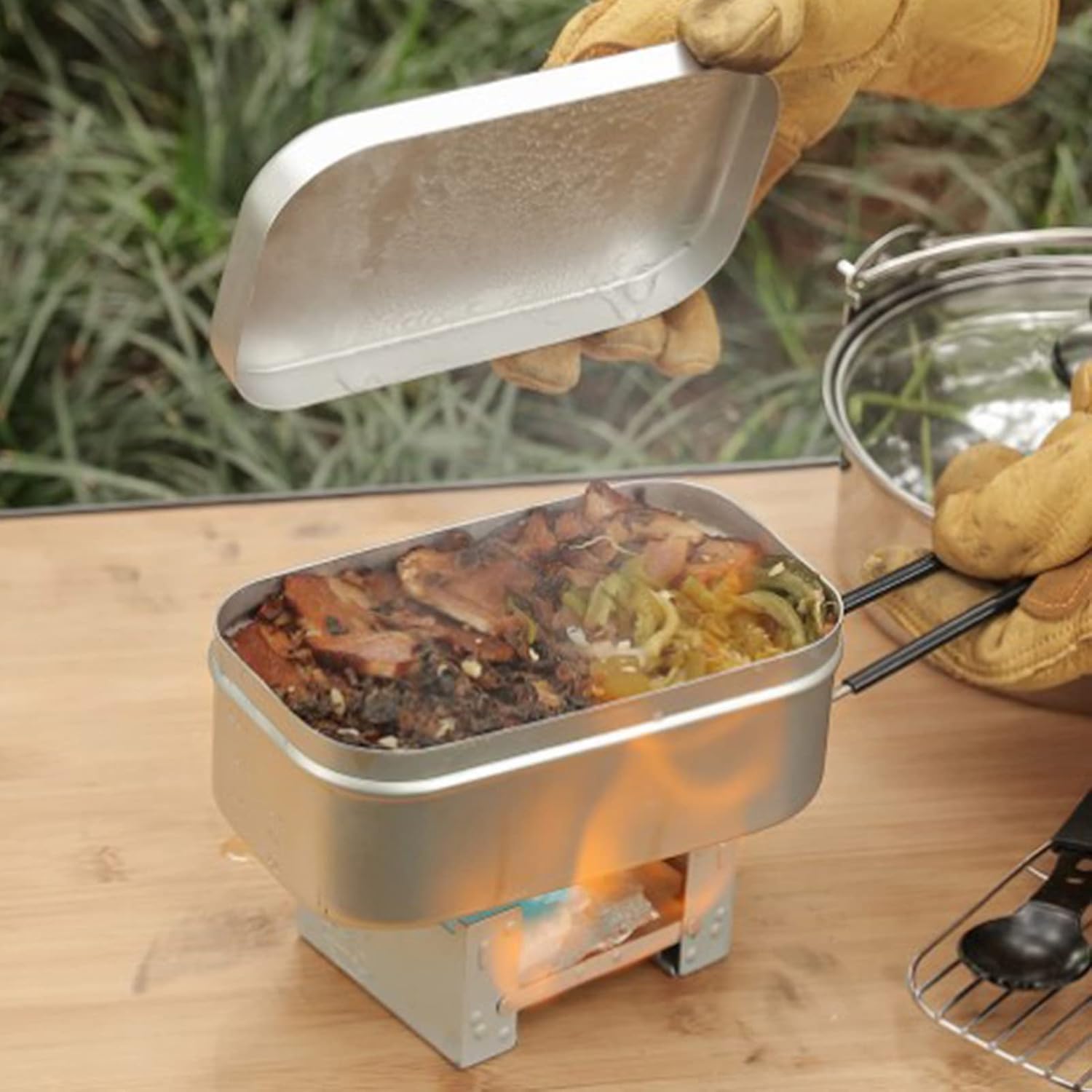 Opvouwbare Bento Box-handgreep - Camp Utensil Set recensie en prijs