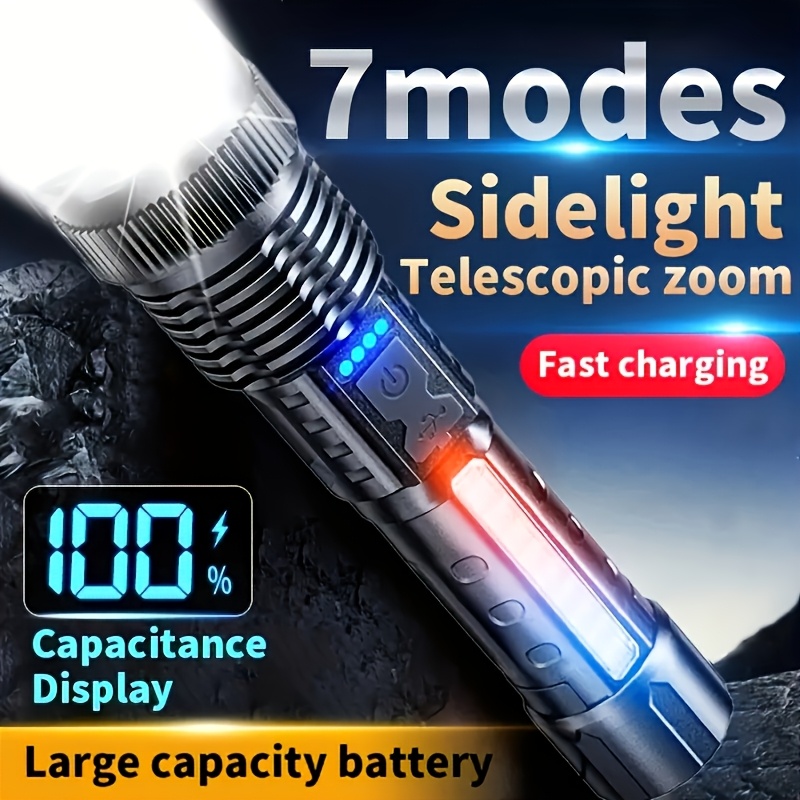 Krachtige LED-zaklamp Batterij - Outdoor Camping And Fishing recensie en prijs