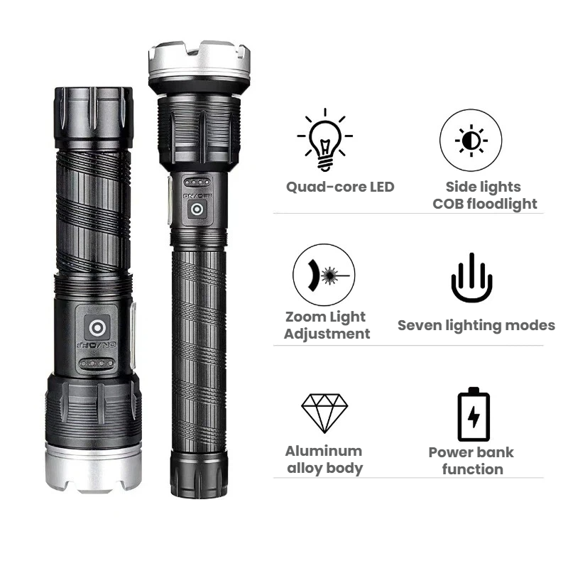 Krachtige LED-zaklamp Telescop - Outdoor Camping And Fishing recensie en prijs
